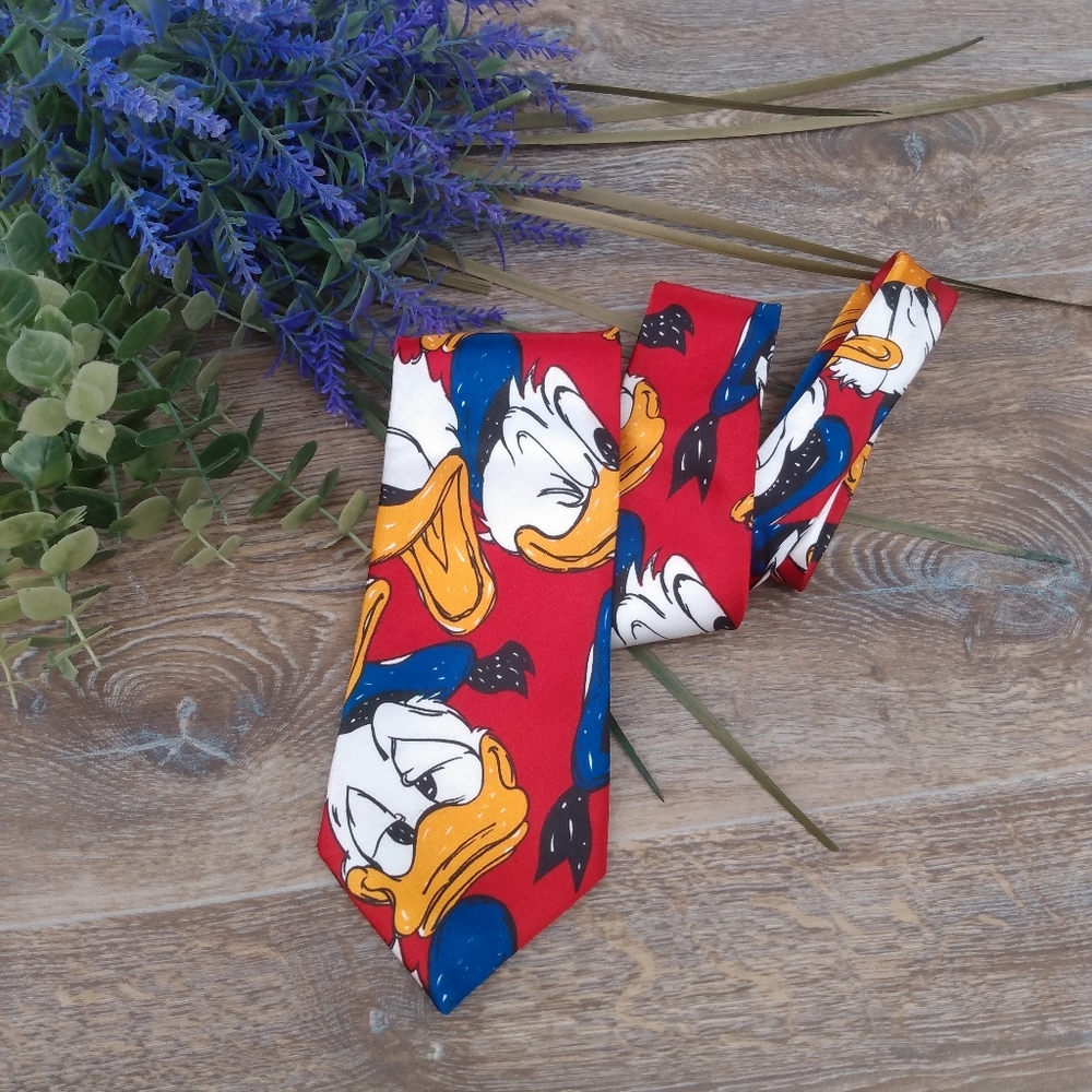 Donald Duck Polyester Tie